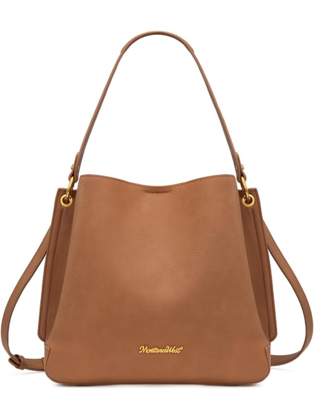Stylish Medium Hobo Bag for Women, Versatile Shoulder Purse with 3 Compartments